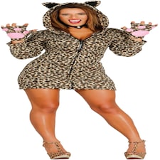 Fancy Dress Adult Leopardess - M