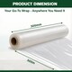 image 2 of ECONX 2 Roll Catering Cling Film Wrap 300mm x 300m Premium Kitchen Food Wrapping Roll