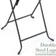image 5 of Glass Butterfly Garden Table