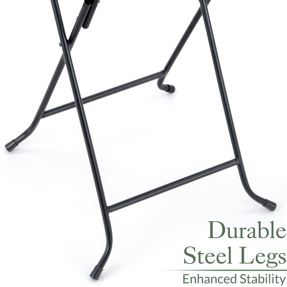 image 1 of Glass Butterfly Garden Table