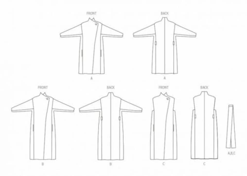 image 1 of McCall's 8438 Paper Sewing Pattern – Women’s Coats & Waistcoats, Size D5 (4–6–8–10–12), Intermediate