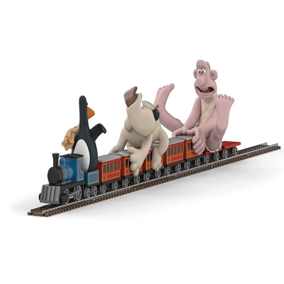 image 1 of Corgi Wallace & Gromit The Wrong Trousers Gromit & Coaches
