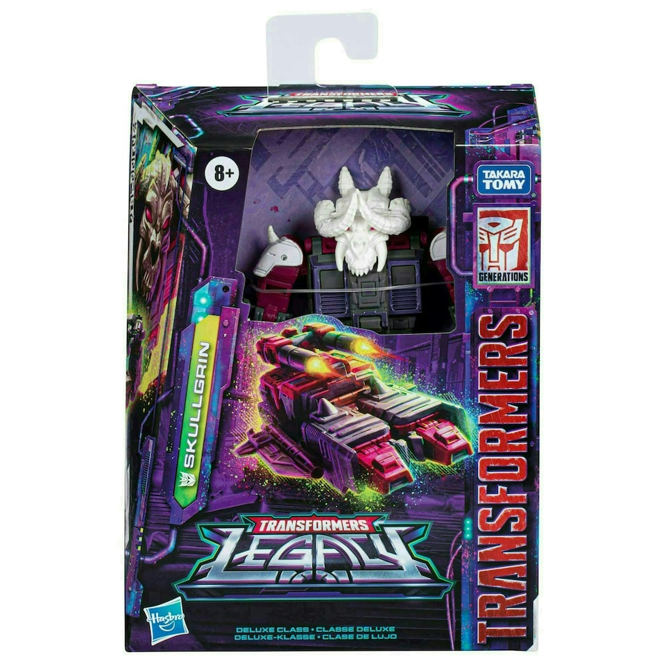 image 1 of Transformers Legacy Skullgrin 14 cm Deluxe Class Action Figure