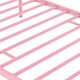 image 5 of Yaheetech 3ft Single Simple Metal Bed Frame Mattress Foundation Pink