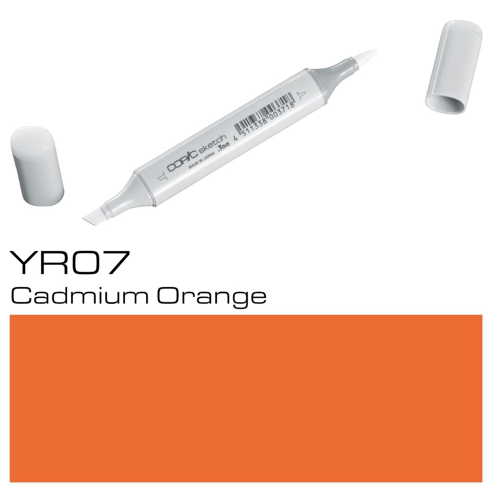 image 1 of Copic Sketch Marker, Cadmium Orange, Single Pen
