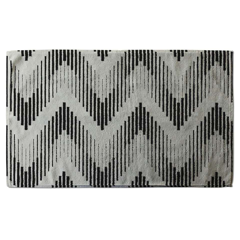 image 1 of Geometric Zig Zag (Kitchen Towel)