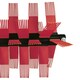 image 4 of SPARES2GO Power Sweeper Brushes for WESTWOOD COUNTAX Lawn Tractor Mower 5086 Bristles x 60 Red