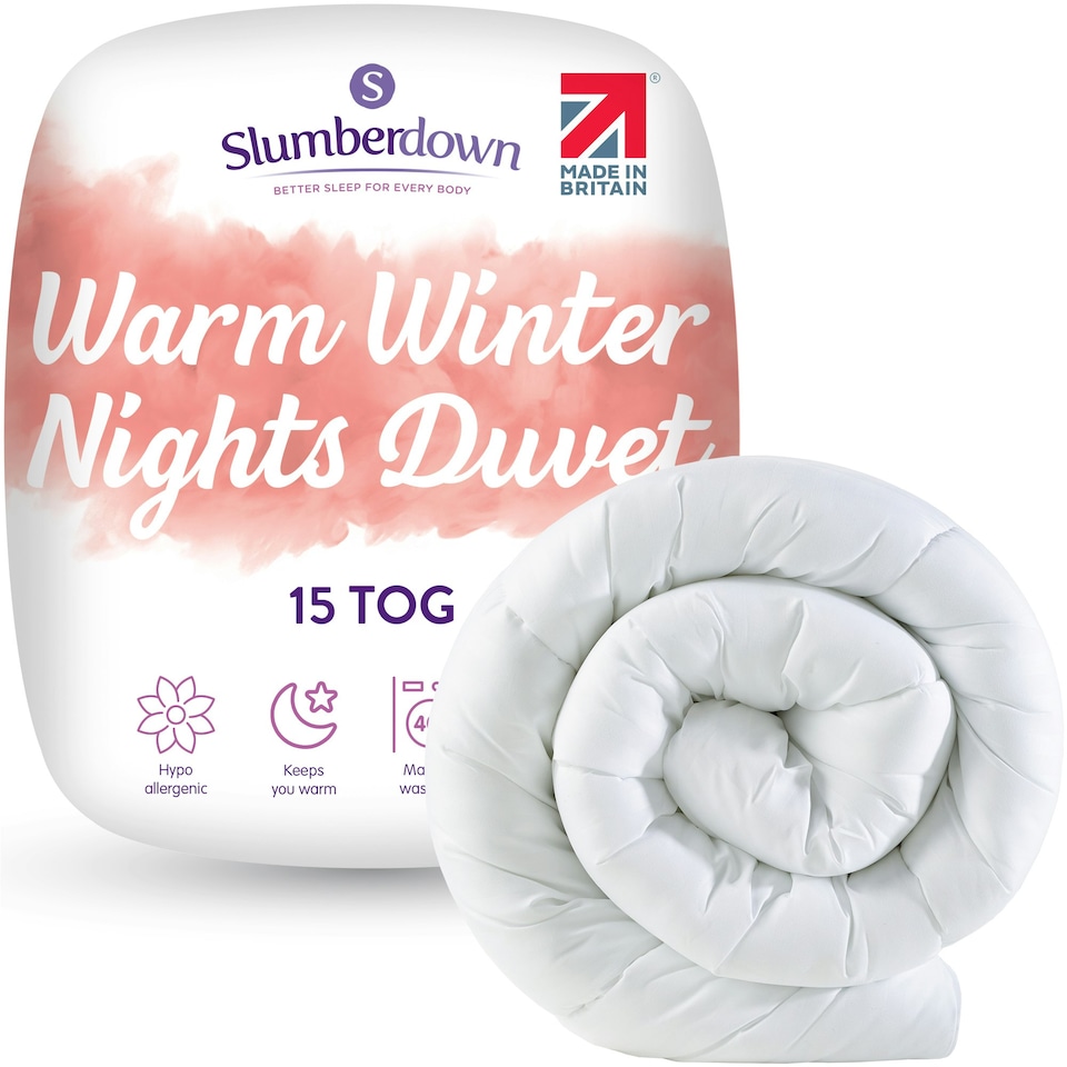 image 1 of Slumberdown Warm Winter Nights Duvet, 15 Tog, King