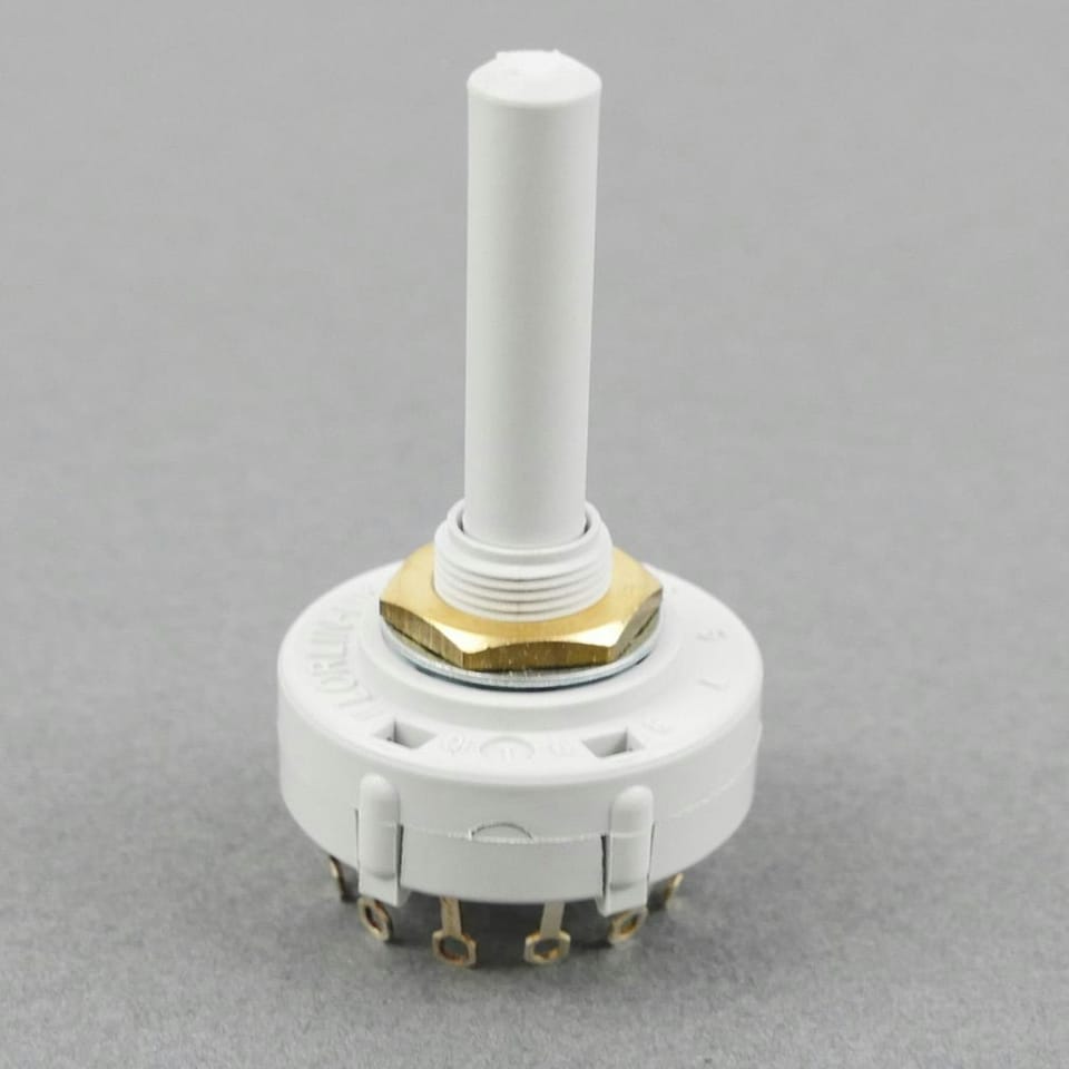 image 1 of Gaugemaster Electric Rotary Switch 4 Pole 3 Way