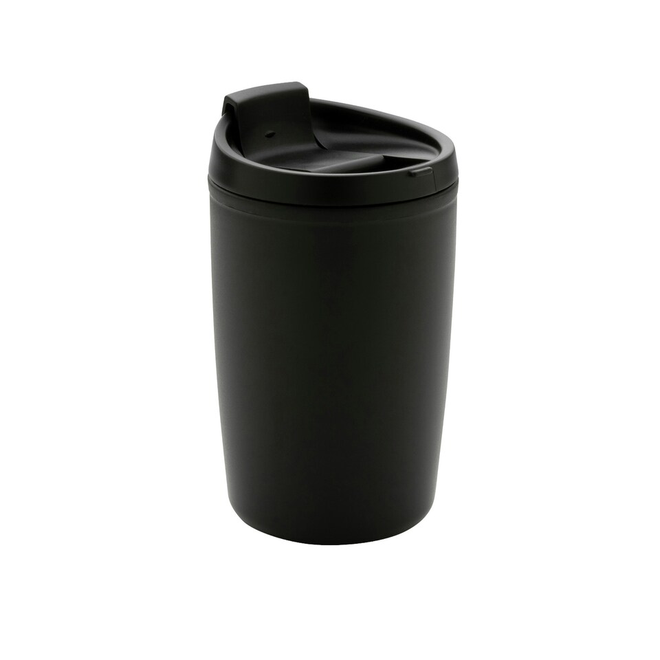 image 1 of XD Collection Flip Top Polypropylene Recycled 300ml Tumbler - Black - One Size