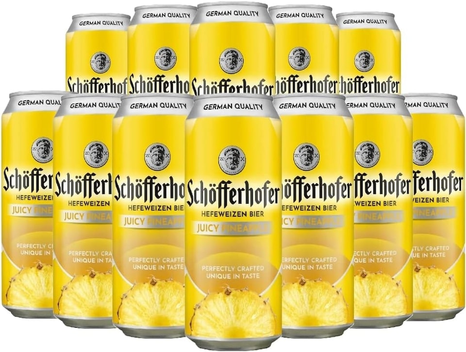 image 1 of Schofferhofer Pineapple German Wheat Beer 12 x 500ml cans