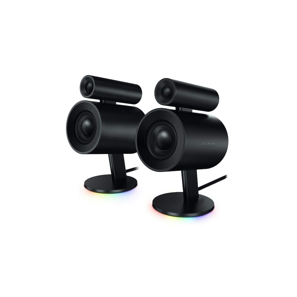 image 1 of Razer Nommo Pro 2.1 Gaming Speakers THX Chroma RGB Control Pod Bluetooth 3.5mm