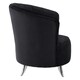 image 4 of Interiors by Premier Black Tub Chair, Stylish Office Chair, Classy Velvet Chair,  Round Velvet Upholstery Chair for Lounge