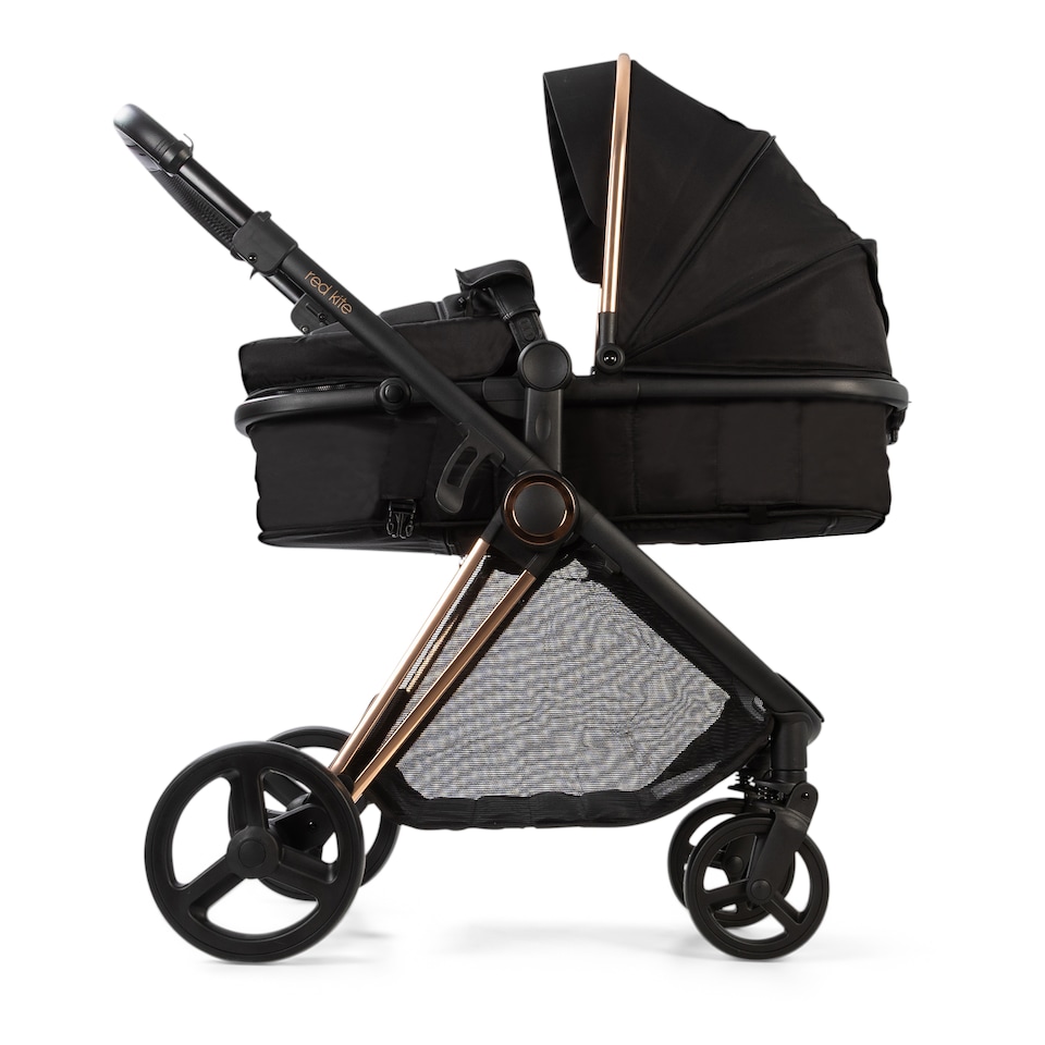 image 1 of Red Kite Push Me Pace i 2 in 1 Travel System with i-Size Car Seat - Amber | Gold | Amber | One Size | 1
