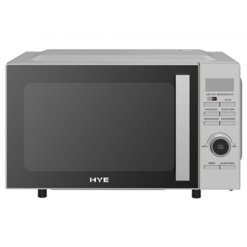 image 1 of HYE 20L 800W Freestanding Digital Microwave Oven With Air Fryer - Silver - SA01DMAF208S13