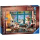 image 1 of Ravensburger The Puzzler's Desk 1000 Piece Jigsaw Puzzle