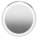 image 1 of Interiors by Premier Illuminated Silver Round Mirror Silver