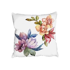 Cushions - Rainbow Flowers (Cushion) | Multi