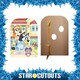 image 2 of Bluey and Bingo At Home Child Stand In Cardboard Cutout 136cm