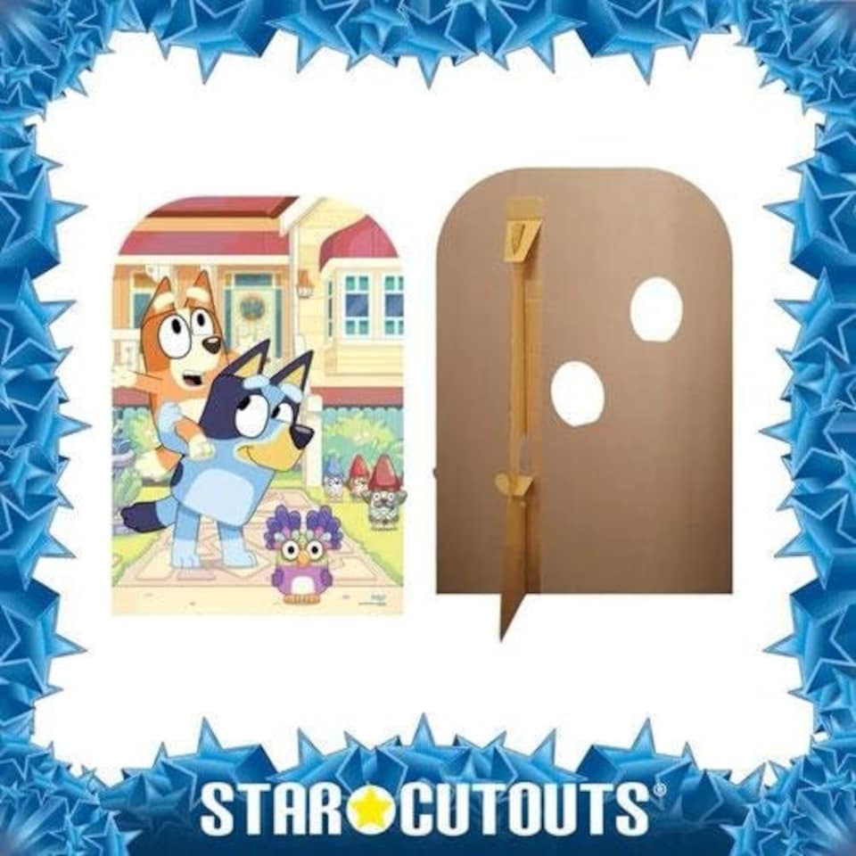 image 1 of Bluey and Bingo At Home Child Stand In Cardboard Cutout 136cm