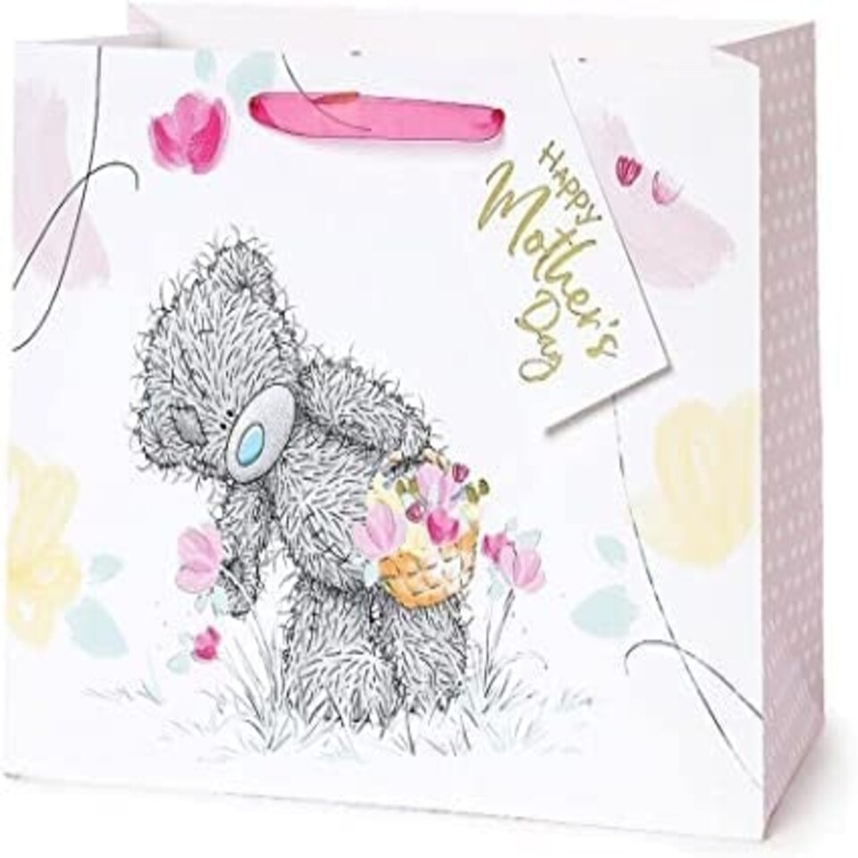 Mday 2021 Large Gift Bag Bear With Basket