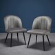 image 2 of Demai Dining Chair Grey (Pack of 2) Grey