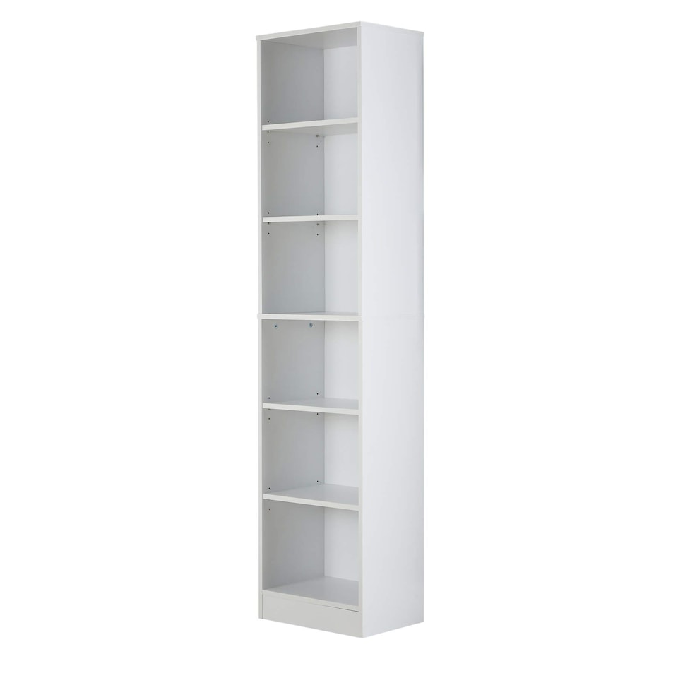 image 1 of Bookcase Display Shelf Freestanding Book Storage Unit Home Living Room Furniture | White