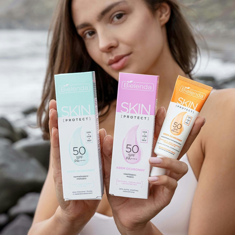 image 1 of Bielenda Skin Protect Protective Cream SPF 50 Brightening And Energizing 40ml