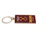 image 2 of West Ham United FC Irons 1895 Keyring - Maroon/Blue/Yellow - One Size