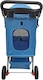 image 3 of Pet Stroller Dog Cat Puppy Pram Pushchair Travel Cart Jogging Buggy Carrier (Blue with Cover)