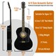 image 9 of 3rd Avenue Full Size Acoustic Guitar Premium Pack Blue