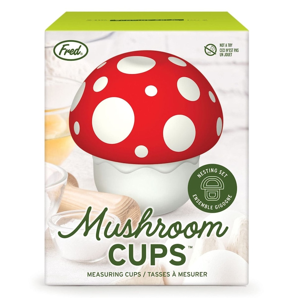 image 1 of Widdop Gifts Fred Mushroom Measuring Cups