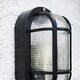 image 3 of ValueLights Carnforth Black Outdoor Garden Security Bulkhead Wall Light IP44 Rated with LED Bulb | Black