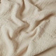 image 3 of Homescapes Kashi Natural Cotton Throw with Tassels - 150 x 200 cm