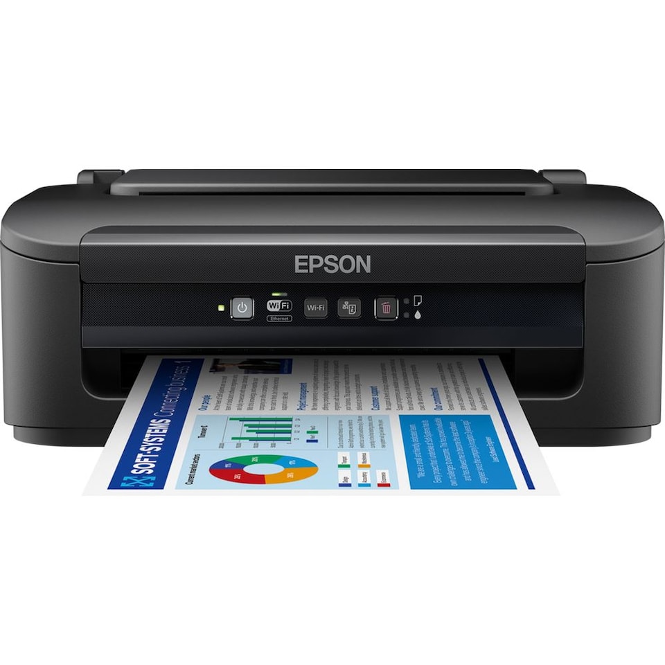 image 1 of Epson WorkForce WF-2110W A4 Colour Inkjet Printer Wired & Wireless - Black