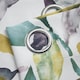 image 4 of Giverny Eyelet Curtains - Green 229 cm x 229 cm