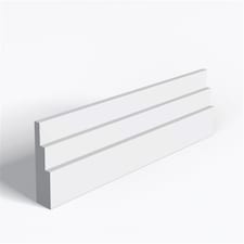 Double Set - Moisture Resistant MDF Primed Double Step Architrave - 25mm (T) x 69mm (H)