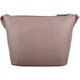 image 2 of Genuine Leather Diamond Effect Design Cross Body / Shoulder Bag Cream | Beige