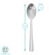 image 3 of Argon Tableware Tondo Stainless Steel Teaspoons - 14cm - Pack of 12