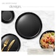 image 3 of Dinnerware Set Una - dinner set, incl. plates, bowls and mugs, for 6 people | Black | black | 1