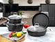 image 2 of Zumrut Collection 7-Piece Non-Stick Granite Cookware Set