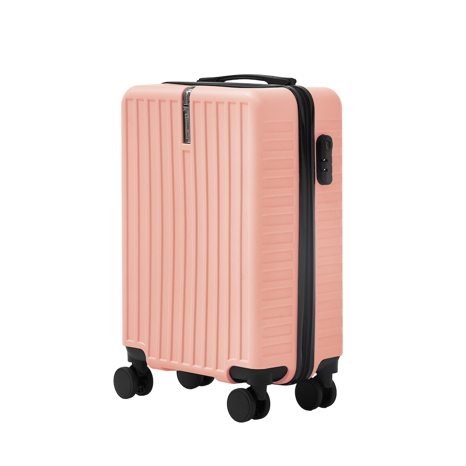 image 1 of Ezy Flo 20 Inch Cabin Hard Shell Suitcase Carry On Spinner Travel Luggage with Hook