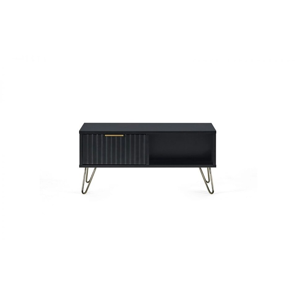 image 1 of Premium Matte Black Coffee Table | Black | Black