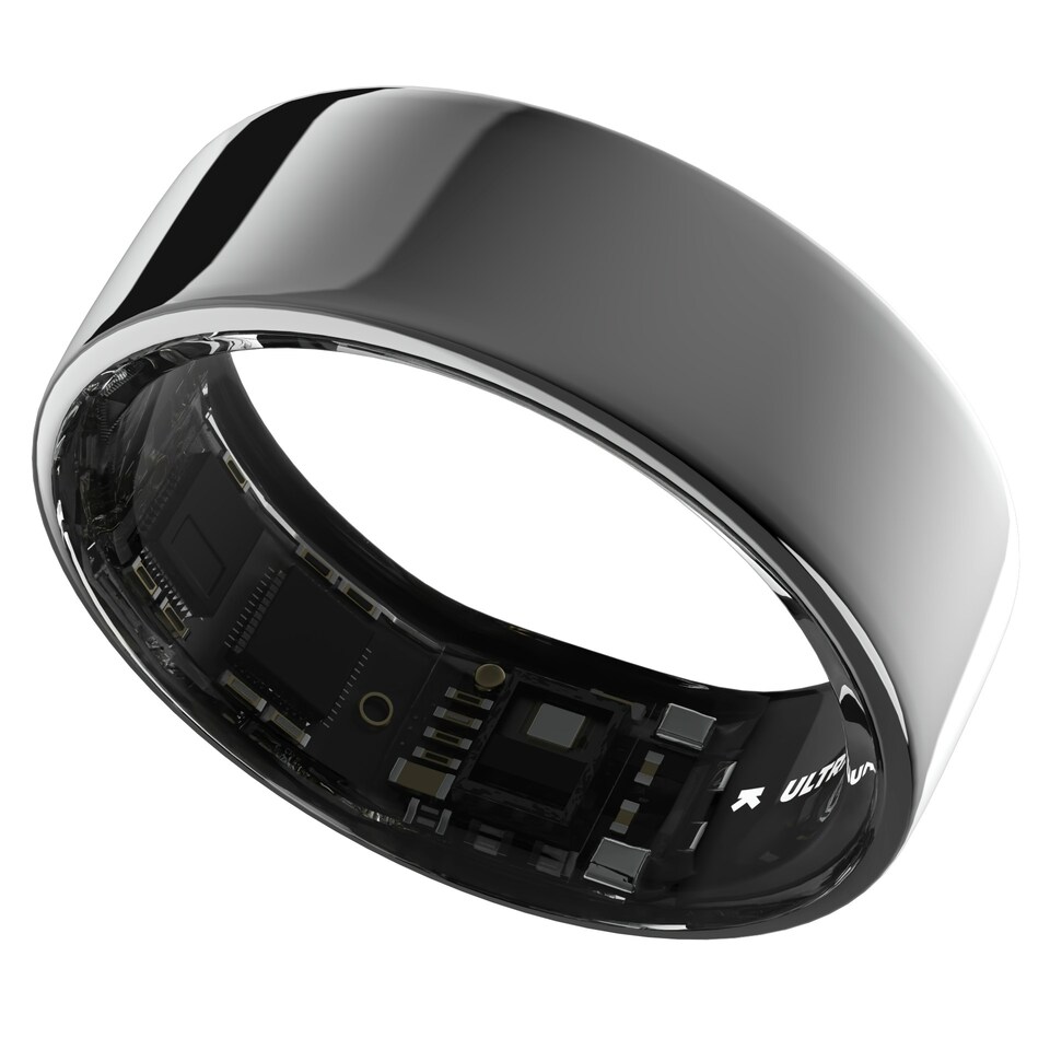 image 1 of Ultrahuman Ring Air - Space Silver, Size 10