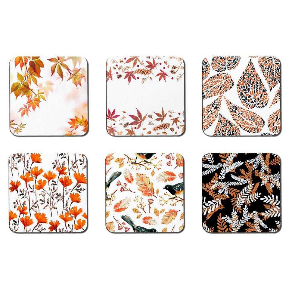image 1 of Autumn Floral Collection (Coaster)