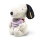 image 1 of Steiff Snoopy Purple Heartbreakers Club Soft Toy | Multi | Purple Heart