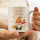 image 3 of Personalised Autumn Gonk Mug White