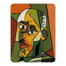 frowning man closeup (Blanket)