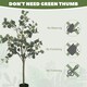 image 6 of HOMCOM Artificial Plant, Faux Silk Eucalyptus Tree, 150cm Green | 5ft