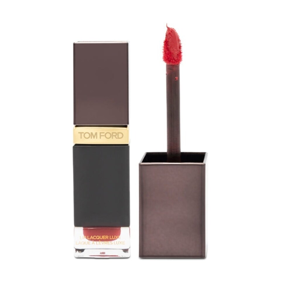 image 1 of Tom Ford Lip Lacquer Luxe Red Liquid Lipstick 07 Intimidate Vinyl N/A